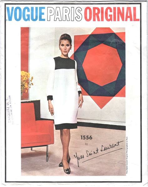 yves saint laurent vogue patterns|ysl mondrian patterns.